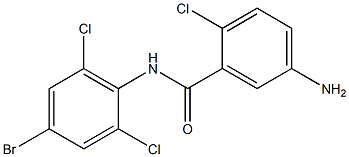 5-amino-N-(4-bromo-2,6-dichlorophenyl)-2-chlorobenzamide Structure