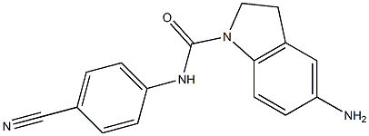 5-amino-N-(4-cyanophenyl)-2,3-dihydro-1H-indole-1-carboxamide