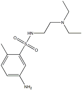 5-amino-N-[2-(diethylamino)ethyl]-2-methylbenzene-1-sulfonamide Structure