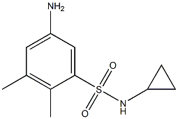  5-amino-N-cyclopropyl-2,3-dimethylbenzene-1-sulfonamide