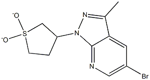 5-bromo-1-(1,1-dioxidotetrahydrothien-3-yl)-3-methyl-1H-pyrazolo[3,4-b]pyridine