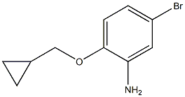 5-bromo-2-(cyclopropylmethoxy)aniline Structure