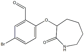 5-bromo-2-[(2-oxoazepan-3-yl)oxy]benzaldehyde