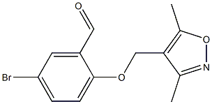 5-bromo-2-[(3,5-dimethyl-1,2-oxazol-4-yl)methoxy]benzaldehyde