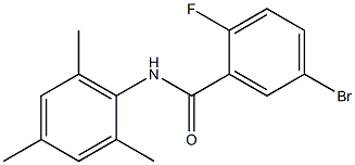 5-bromo-2-fluoro-N-mesitylbenzamide Structure