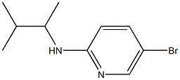 5-bromo-N-(3-methylbutan-2-yl)pyridin-2-amine 化学構造式