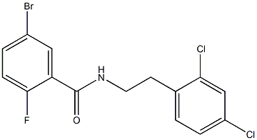 5-bromo-N-[2-(2,4-dichlorophenyl)ethyl]-2-fluorobenzamide