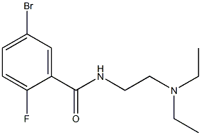 5-bromo-N-[2-(diethylamino)ethyl]-2-fluorobenzamide Structure