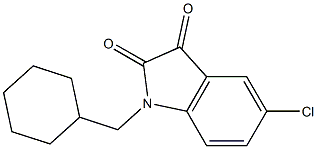  5-chloro-1-(cyclohexylmethyl)-2,3-dihydro-1H-indole-2,3-dione