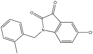 5-chloro-1-[(2-methylphenyl)methyl]-2,3-dihydro-1H-indole-2,3-dione