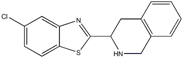 5-chloro-2-(1,2,3,4-tetrahydroisoquinolin-3-yl)-1,3-benzothiazole Struktur