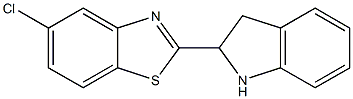 5-chloro-2-(2,3-dihydro-1H-indol-2-yl)-1,3-benzothiazole|