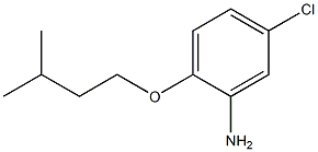 5-chloro-2-(3-methylbutoxy)aniline 化学構造式