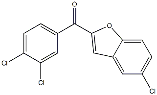5-chloro-2-[(3,4-dichlorophenyl)carbonyl]-1-benzofuran