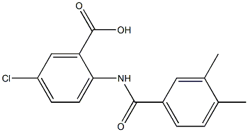 5-chloro-2-[(3,4-dimethylbenzene)amido]benzoic acid