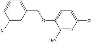  5-chloro-2-[(3-chlorophenyl)methoxy]aniline