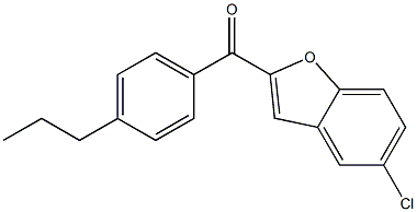 5-chloro-2-[(4-propylphenyl)carbonyl]-1-benzofuran