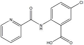  5-chloro-2-[(pyridin-2-ylcarbonyl)amino]benzoic acid