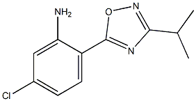 5-chloro-2-[3-(propan-2-yl)-1,2,4-oxadiazol-5-yl]aniline|