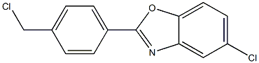 5-chloro-2-[4-(chloromethyl)phenyl]-1,3-benzoxazole