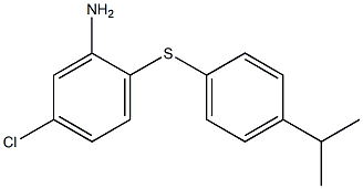 5-chloro-2-{[4-(propan-2-yl)phenyl]sulfanyl}aniline