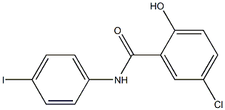 5-chloro-2-hydroxy-N-(4-iodophenyl)benzamide Struktur