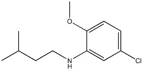  5-chloro-2-methoxy-N-(3-methylbutyl)aniline