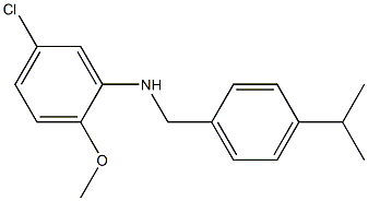 5-chloro-2-methoxy-N-{[4-(propan-2-yl)phenyl]methyl}aniline