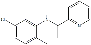  5-chloro-2-methyl-N-[1-(pyridin-2-yl)ethyl]aniline