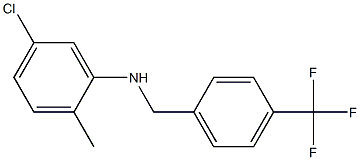 5-chloro-2-methyl-N-{[4-(trifluoromethyl)phenyl]methyl}aniline
