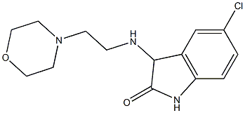 5-chloro-3-{[2-(morpholin-4-yl)ethyl]amino}-2,3-dihydro-1H-indol-2-one|