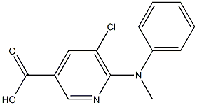 5-chloro-6-[methyl(phenyl)amino]pyridine-3-carboxylic acid