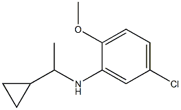  5-chloro-N-(1-cyclopropylethyl)-2-methoxyaniline