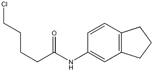 5-chloro-N-(2,3-dihydro-1H-inden-5-yl)pentanamide