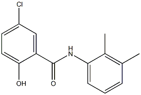 5-chloro-N-(2,3-dimethylphenyl)-2-hydroxybenzamide 结构式