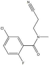  5-chloro-N-(2-cyanoethyl)-2-fluoro-N-methylbenzamide