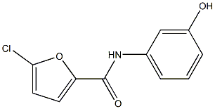 5-chloro-N-(3-hydroxyphenyl)furan-2-carboxamide|