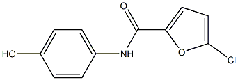 5-chloro-N-(4-hydroxyphenyl)furan-2-carboxamide Structure