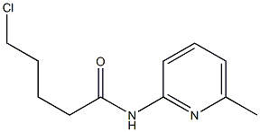5-chloro-N-(6-methylpyridin-2-yl)pentanamide,,结构式
