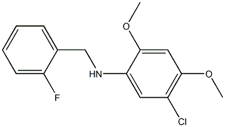 5-chloro-N-[(2-fluorophenyl)methyl]-2,4-dimethoxyaniline