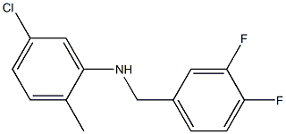 5-chloro-N-[(3,4-difluorophenyl)methyl]-2-methylaniline