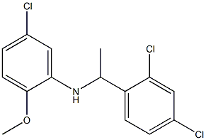 5-chloro-N-[1-(2,4-dichlorophenyl)ethyl]-2-methoxyaniline