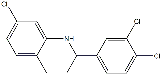 5-chloro-N-[1-(3,4-dichlorophenyl)ethyl]-2-methylaniline|