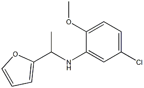  5-chloro-N-[1-(furan-2-yl)ethyl]-2-methoxyaniline