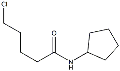 5-chloro-N-cyclopentylpentanamide Structure