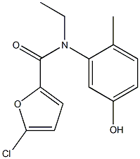 5-chloro-N-ethyl-N-(5-hydroxy-2-methylphenyl)furan-2-carboxamide Structure