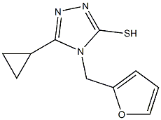 5-cyclopropyl-4-(furan-2-ylmethyl)-4H-1,2,4-triazole-3-thiol