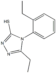 5-ethyl-4-(2-ethylphenyl)-4H-1,2,4-triazole-3-thiol Structure