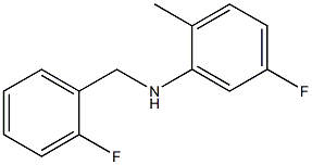 5-fluoro-N-[(2-fluorophenyl)methyl]-2-methylaniline