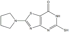 5-mercapto-2-pyrrolidin-1-yl[1,3]thiazolo[4,5-d]pyrimidin-7(6H)-one